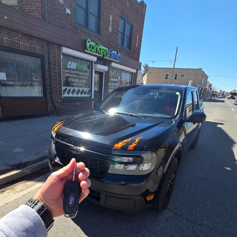 Ford Maverick with a new OEM remote flip key