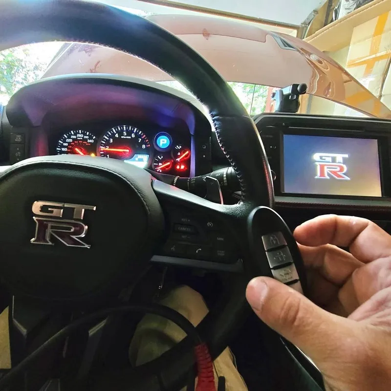 Nissan GT-R after all keys were lost, new key cut and programmed