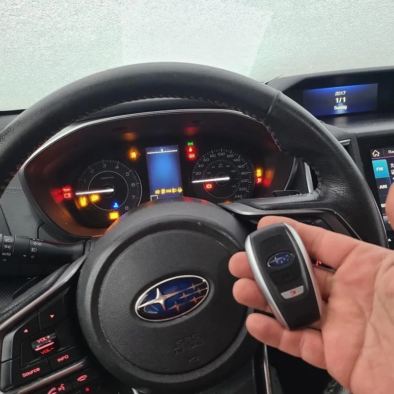 Subaru Impreza, all keys lost and replaced on site